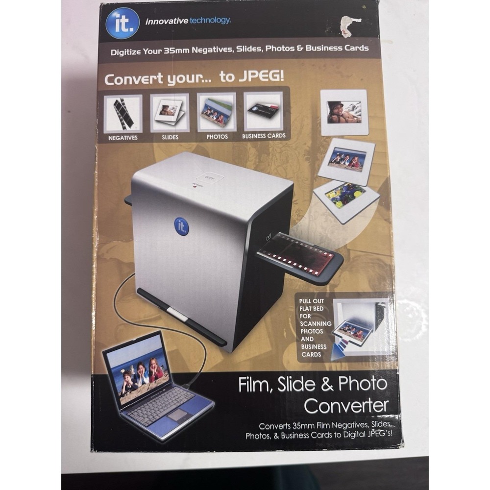 Innovative Technology ITNS-500 Film & 35mm Slide Converter Scanner New, Open Box - Picture 4 of 10